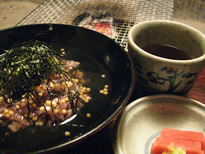 古代米の高菜茶漬け